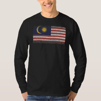 Malaysias nationella Flagga för för manar kvinnor T Shirt