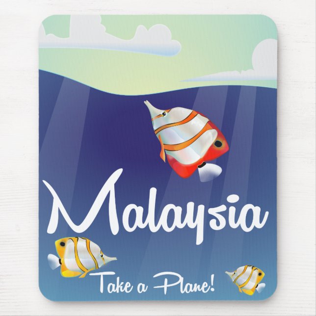 Malaysias reseaffisch för Tecknad Musmatta (Framsidan)