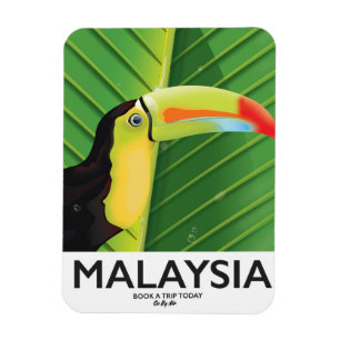 Malaysias Toucan-reseaffisch Magnet