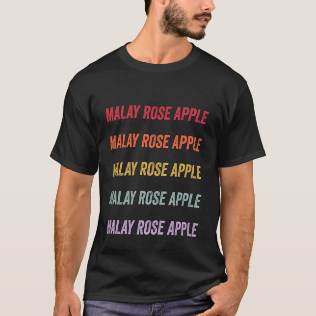 Malaysisk rosenväxt t shirt (Framsida)