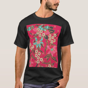Malaysiska indonesiska Batik Art Mönster T Shirt