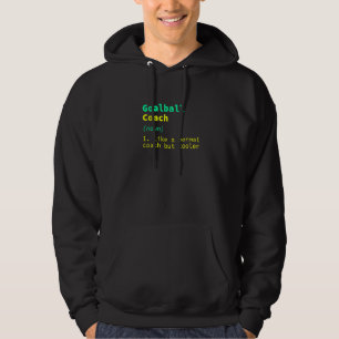Målboll Tränardefinition Blind Idrottare Humor Hoodie