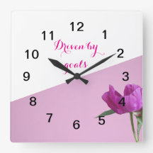 Målbrev som drivs av väggklocka för mål