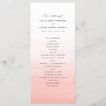 Målbröllop med korallvvattensfärg