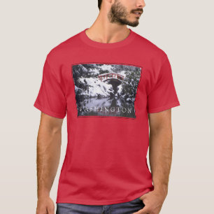 Målbru och damm på vintern Seattle, Washington T Shirt