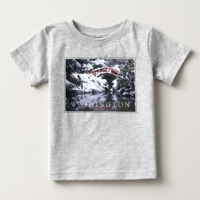 Målbrygga & damm i vinter | Seattle, Washington T Shirt (Framsida)