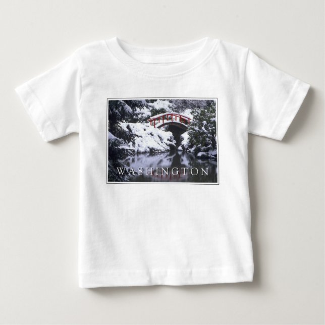 Målbrygga & damm i vinter | Seattle, Washington T Shirt (Framsida)