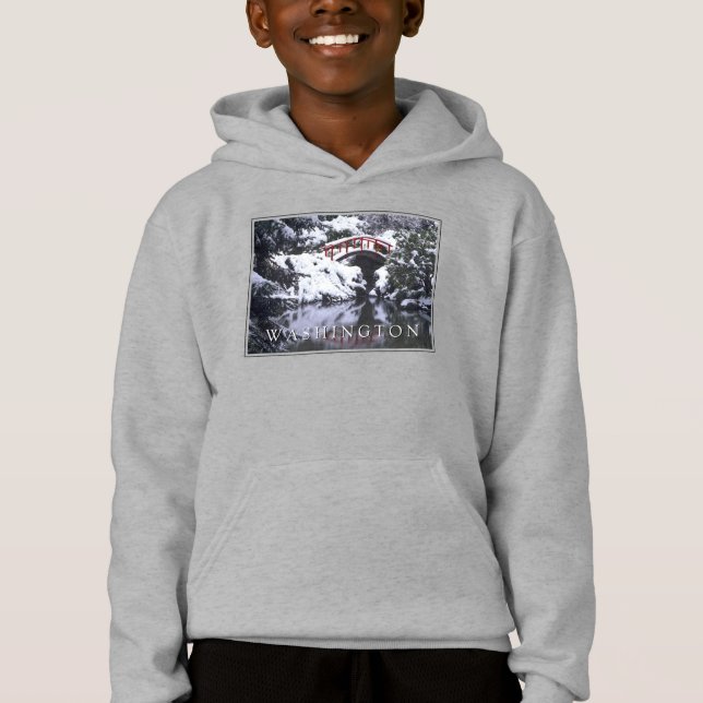Målbrygga & damm i vinter | Seattle, Washington T Shirt (Framsida)