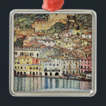 Malcesine am Gardasee av Gustav Klimt Julgransprydnad Metall<br><div class="desc">Malcesine am Gardasee,  berömd tavla av Gustav Klimt,  1913.</div>