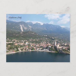 Malcesine Lake Garda Italien Helg Vykort
