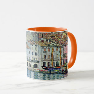 Malcesine på Sjö Garda av Gustav Klimt Mugg