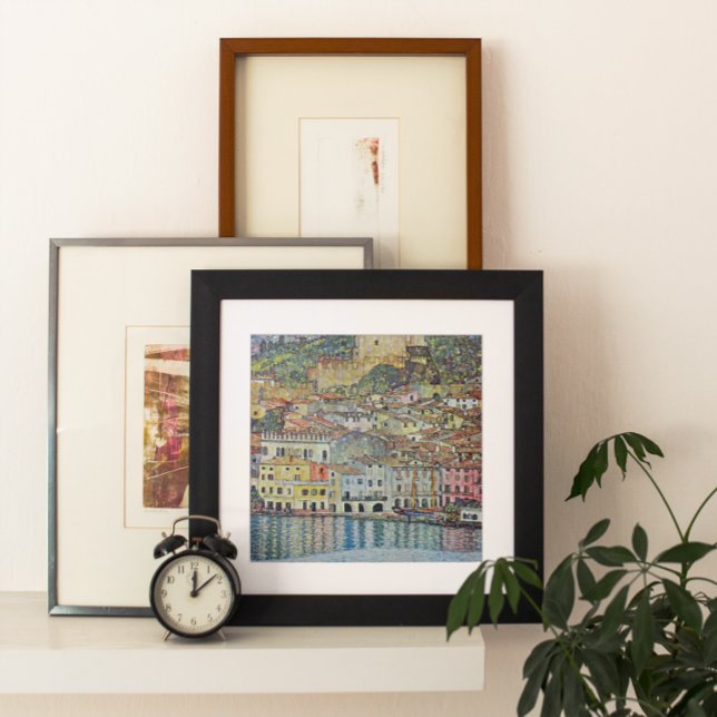 Malcesine på Sjö Garda av Gustav Klimt Poster (Skapare uppladdad)