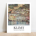 Malcesine på Sjö Garda av Gustav Klimt Poster<br><div class="desc">Gustav Klimts malcesine am Gardasee (1913) berömd-målning</div>