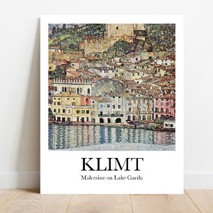 Malcesine på Sjö Garda av Gustav Klimt Poster