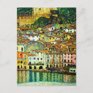 Malcesine vid Gardasjön (1913), Gustav Klimt Vykort