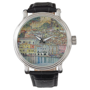 Malcesine vid Gardasjön Av Gustav Klimt Armbandsur