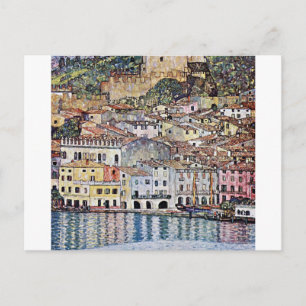 Malcesine vid Gardasjön, Gustav Klimt Vykort