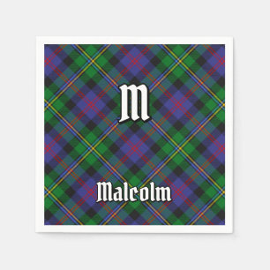 Malcolm Clan Tartan Pappersservett