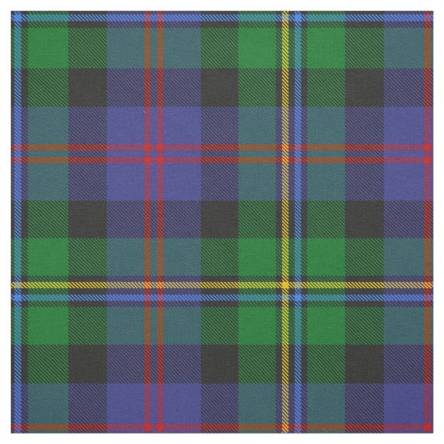 Malcolm Clan Tartan Tyg (Provkarta)