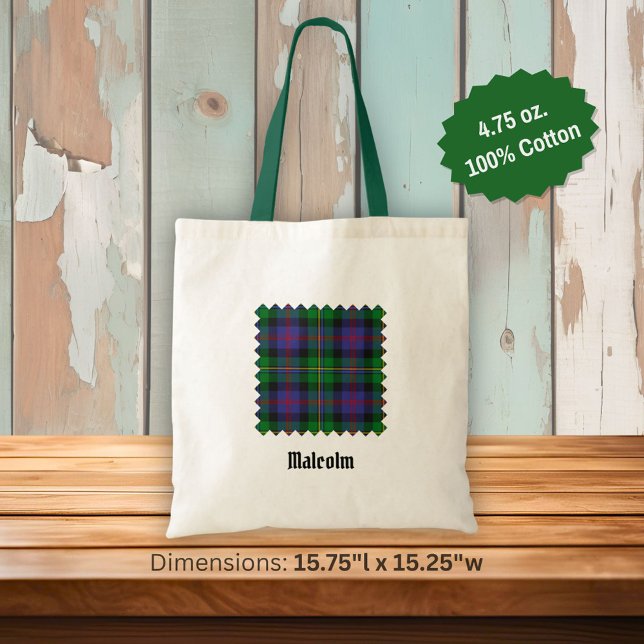 Malcolm Clan Tartan Tygkasse (Skapare uppladdad)