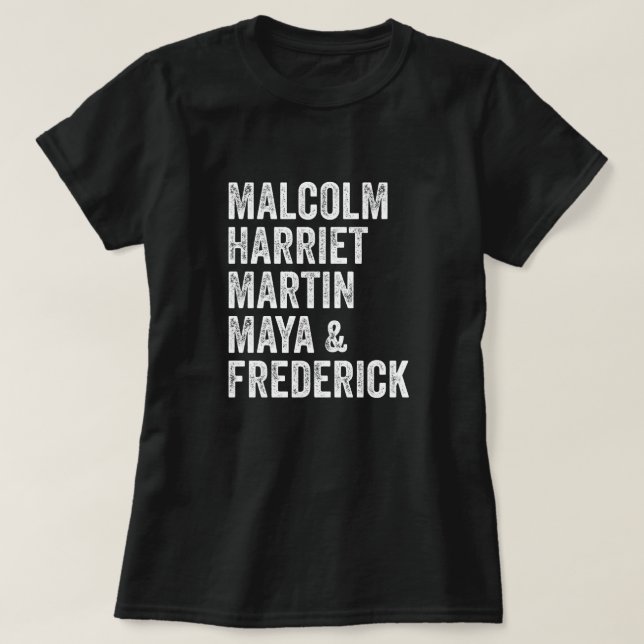 Malcolm Harriet Martin Maya & Frederick T Shirt (Design framsida)