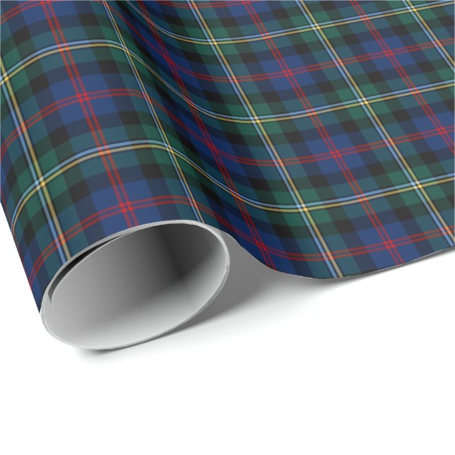 Malcolm Klan Tartan Presentpapper (Rullad Hörn)