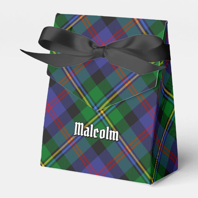Malcolm-klanens tartan presentaskar (Framsidan Sidan)