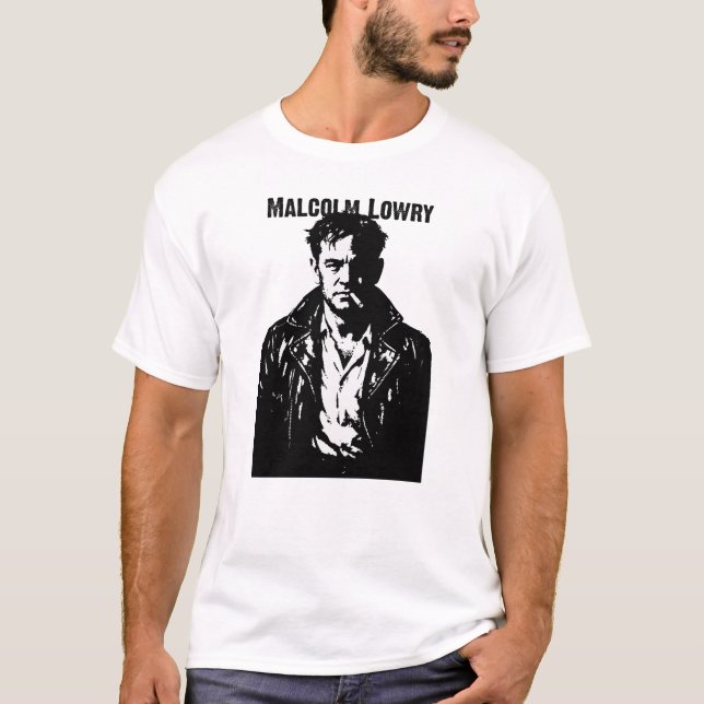 Malcolm Lowry Rebel Portrait T Shirt (Framsida)