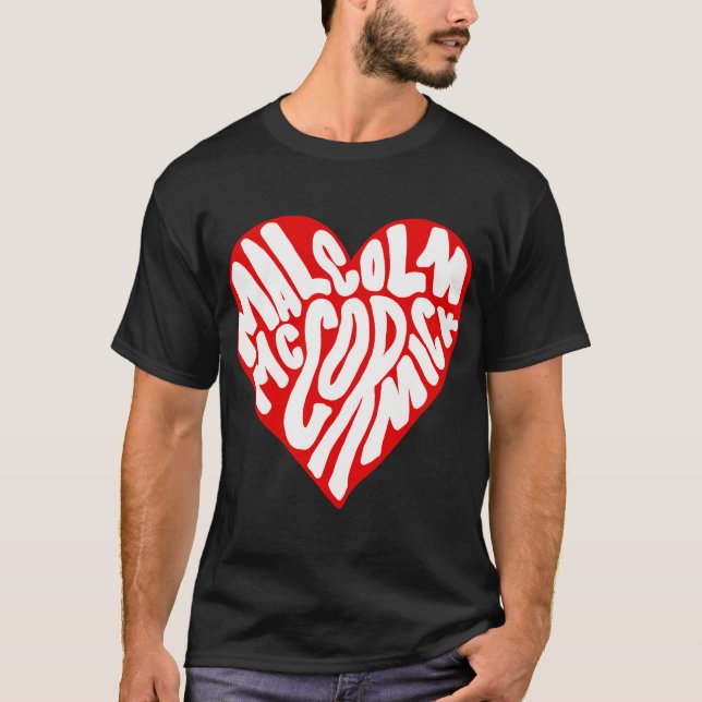 Malcolm Mccormick Namn T Shirt (Framsida)