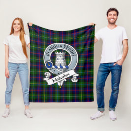 Malcolm Moderm Klan Badge Tartan Play Fleecefilt
