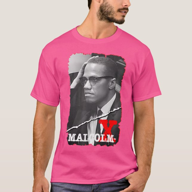 Malcolm X_001 T Shirt (Framsida)