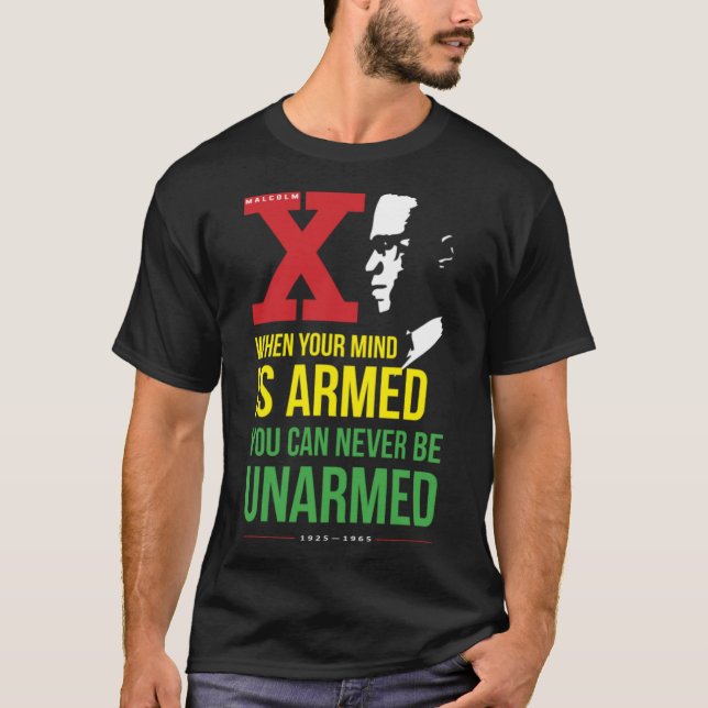 Malcolm X-dagsoffert T Shirt (Framsida)