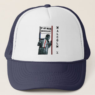 Malcolm X - Med Alla Tillgängliga Medel T-Shirt Keps