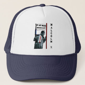 Malcolm X - Med Alla Tillgängliga Medel T-Shirt Keps