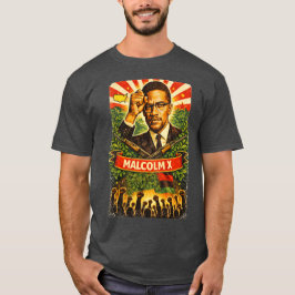 Malcolm X Revolutionary T-Shirt Black History icon