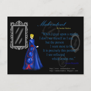 Malcontent by Sandra Madera Postcards Vykort