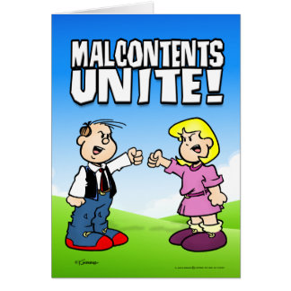 Malcontent Unite Hälsningskort