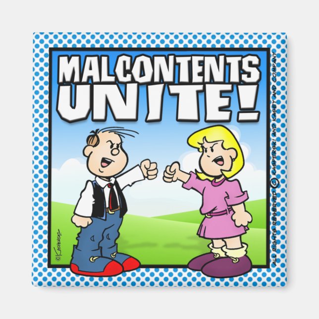 Malcontent Unite Magnet (Framsidan)
