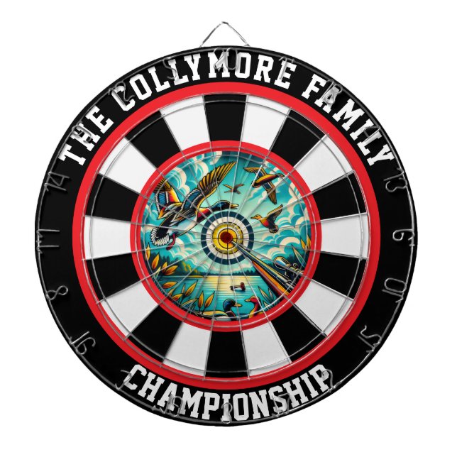 Måldesign för fet Ankor Darttavla (Framsidan)