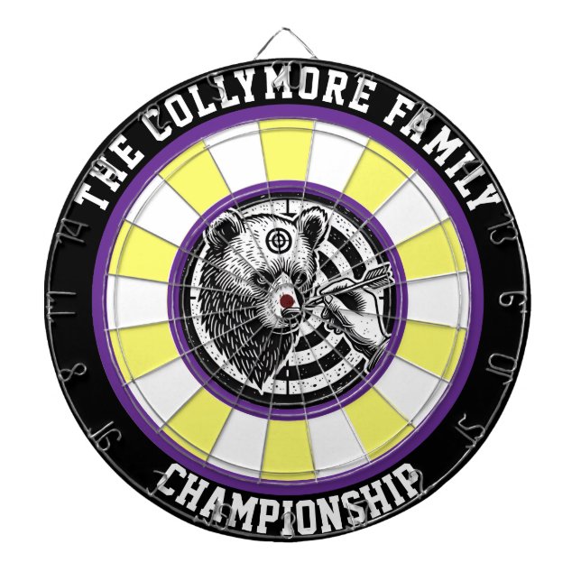 Måldesign för stora stödraster darttavla (Framsidan)