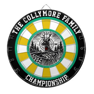 Måldesign för Wildlife-inspirerad Hjort Darttavla