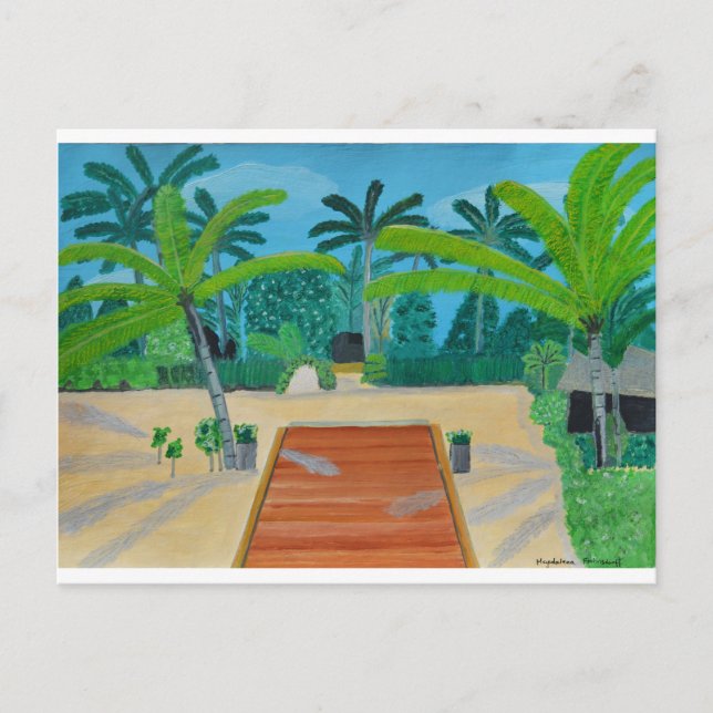 Maldiverkort Vykort (Framsida)