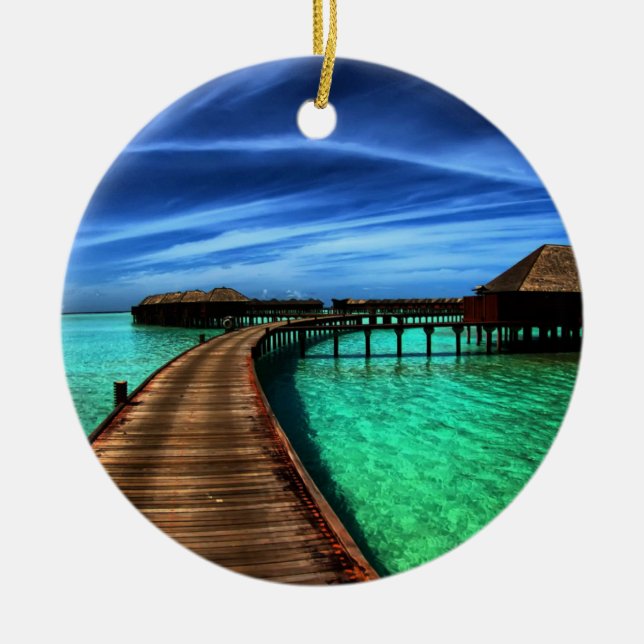 MALDIVERNA 2 JULGRANSPRYDNAD KERAMIK (Framsidan)