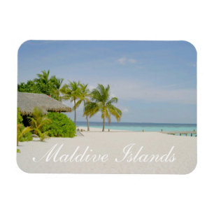 Maldiverna Beach och Bungalow Magnet