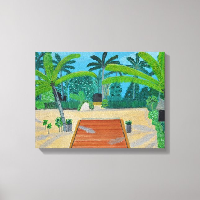 Maldiverna Canvas Art  (Framsida)
