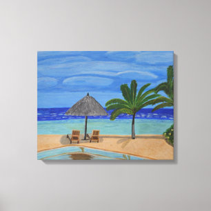 Maldiverna canvas konst