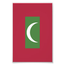 Maldiverna flagga