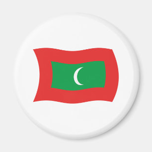 Maldiverna Flagga Magnet