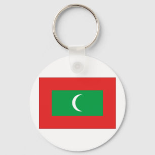 Maldiverna flagga nyckelring