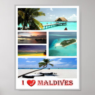 Maldiverna - I Kärlek - Poster